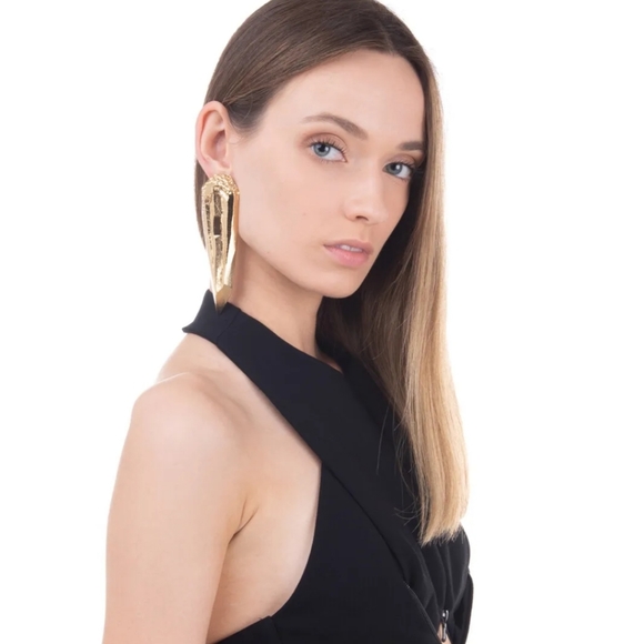 BALMAIN SINGLE STATEMENT EARRING - Picture 3 of 7